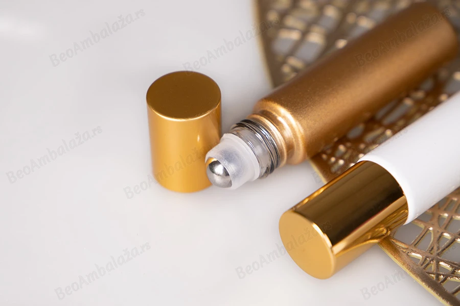 Staklena roll-on bočica 10mL sa metalnom kuglicom, u raznim bojama-grupa_slika