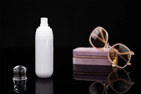 Plastična PET bočica od 80mL sa belom pumpicom i providnim zatvaračem-3