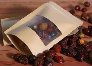 Kraft DoyPack kesice sa zip zatvaranjem i prozorom, unutrašnjom i spoljašnjom providnom oblogom, ovalnim dnom i sa mogućnošću termo zatvaranja 80x30x130mm – 100kom Kraft DoyPack kesice sa zip zatvaranjem i prozorom, unutrašnjom i spoljašnjom providnom oblogom, ovalnim dnom i sa mogućnošću termo zatvaranja 80x30x130mm – 100kom