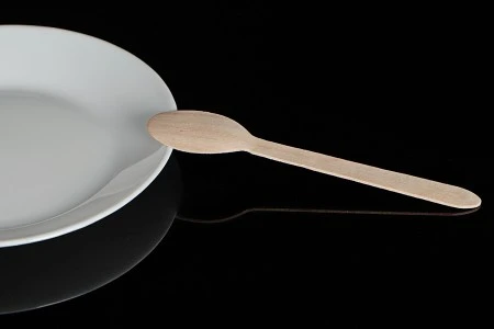 Drvene kašičice 160 mm u papirnoj ambalaži za jednokratnu upotrebu – pakovanje od 100 komada-3
