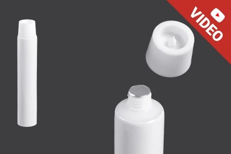 Plastična tuba 10 ml sa unutrašnjom aluminijumskom oblogom i navojnim zatvaračem – 12 komada-1