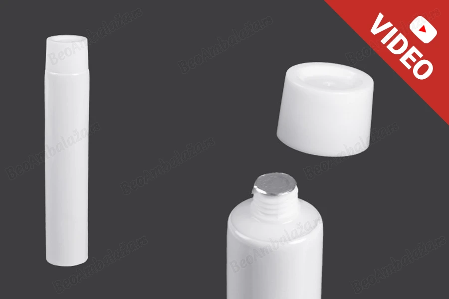 Plastična tuba 30 ml sa unutrašnjom aluminijumskom oblogom i navojnim zatvaračem – 12 komada-slika_proizvoda