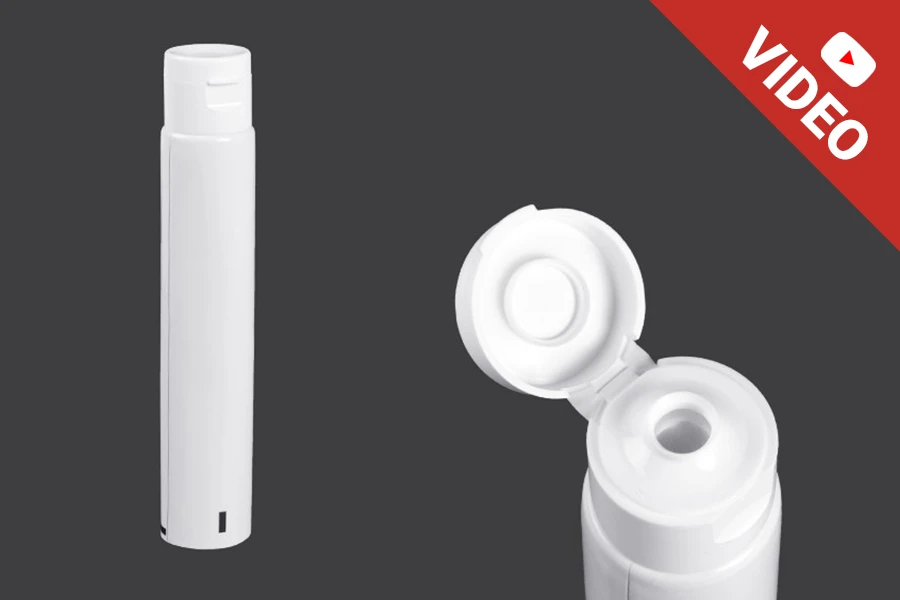 Plastična tuba od 30 ml sa unutrašnjom aluminijumskom oblogom i flip top zatvaračem – 12 komada Plastična tuba od 30 ml sa unutrašnjom aluminijumskom oblogom i flip top zatvaračem – 12 komada