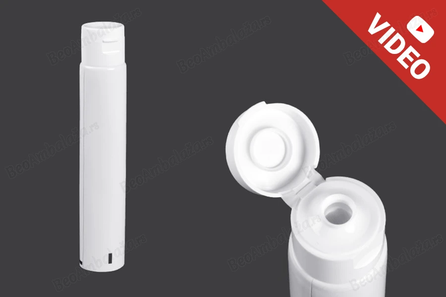 Plastična tuba od 30 ml sa unutrašnjom aluminijumskom oblogom i flip top zatvaračem – 12 komada-slika_proizvoda