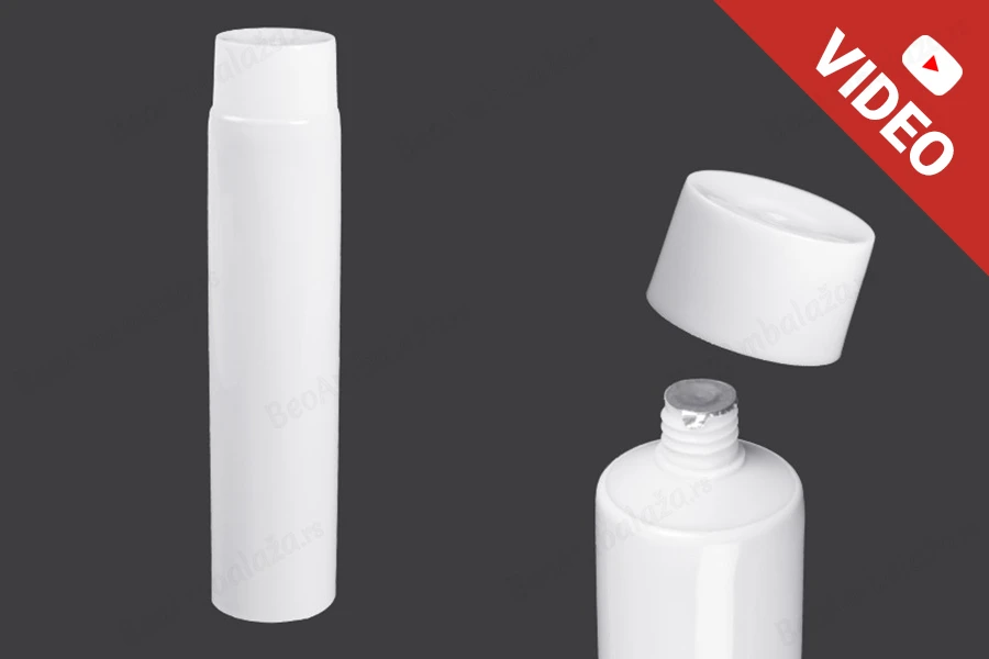 Plastična tuba 100 ml sa unutrašnjom aluminijumskom oblogom i navojnim zatvaračem – 12 komada-slika_proizvoda
