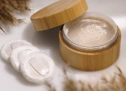 Teglica od bambusa 30mL (akrilna unutrašnjost) sa rešetkicom za pudere i kozmetičke proizvode