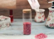 Staklena providna tegla 360mL za sveće, bez navoja sa plutanim čepom Staklena providna tegla 360mL za sveće, bez navoja sa plutanim čepom