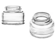 Staklena providna teglica 50mL za kremu - bez zatvarača Staklena providna teglica 50mL za kremu - bez zatvarača