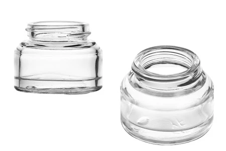 Staklena providna teglica 50mL za kremu - bez zatvarača-1