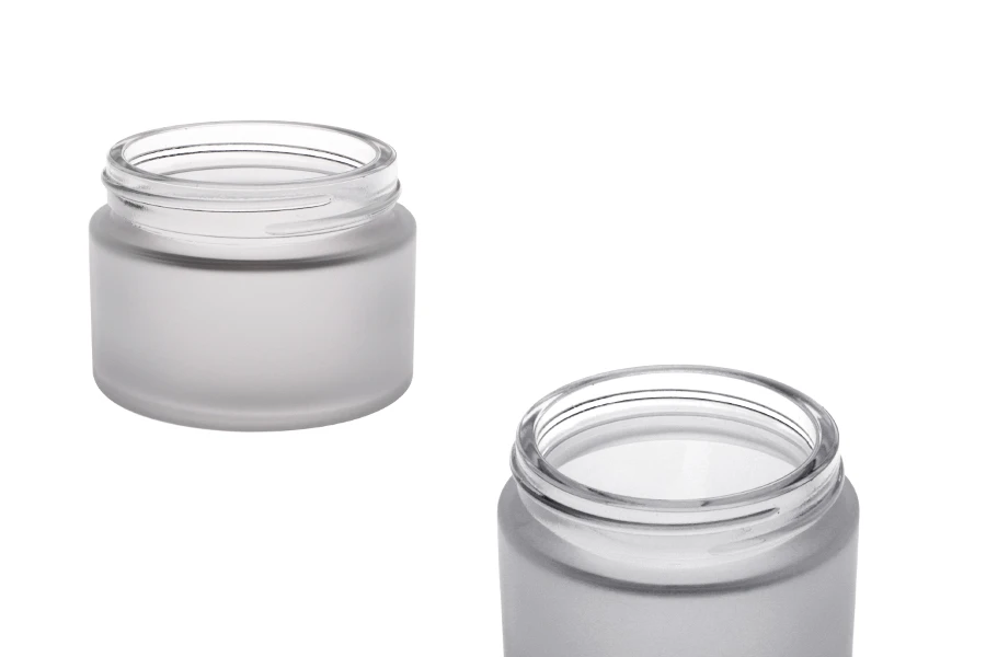 Staklena teglica za kreme 50mL u više boja - bez zatvarača-dimenzije_slike