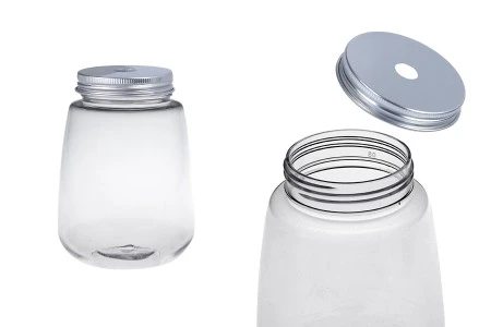 Providna plastična (PET) ambalaža 350 mL sa aluminijumskim zatvaračem (sa rupom za slamčicu) - 6 kom-1
