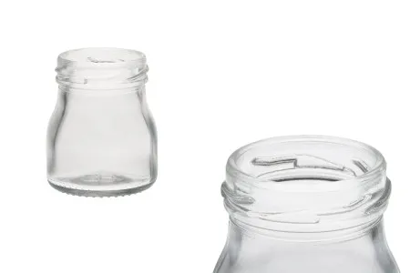 Staklena teglica 50mL (za T.O 43 zatvarač) - bez zatvarača-1