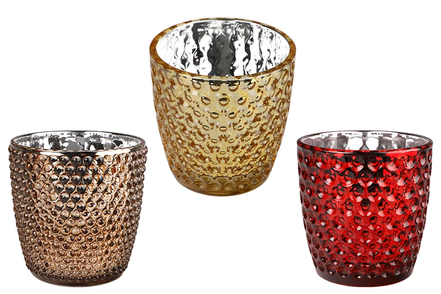 Ukrasna reljefna staklena tegla 320mL pogodna za dekoraciju i svećice-slika_proizvoda