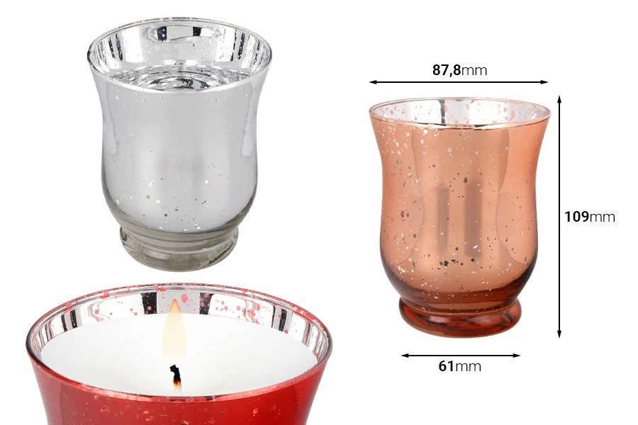 Ukrasna staklena tegla 370mL u više boja, pogodna za dekoraciju i svećice-dimenzije_slike