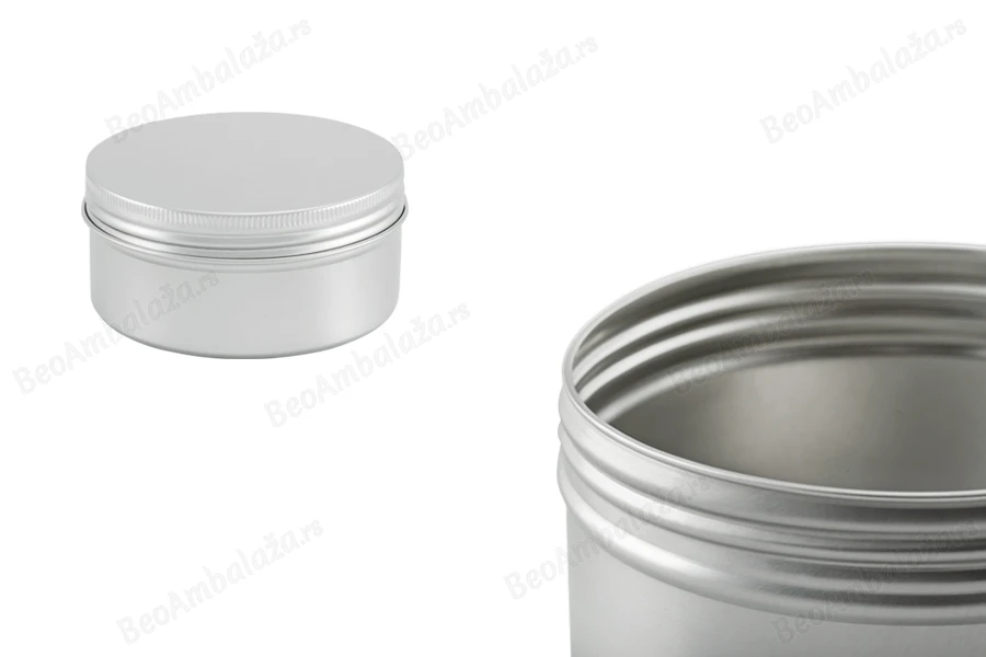 Aluminijumska kutija 250mL sa poklopcem sa zaptivkom - 12 kom-dimenzije_slike