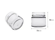 Staklena tegla 150mL Ergo, T.O. 70 Deep-dimenzije_slike