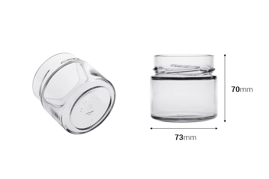 Staklena tegla 150mL Ergo, T.O. 70 Deep-dimenzije_slike