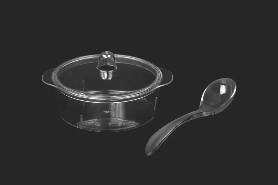 Set plastičnih posudica sa kašičicama za slatkiše i kolače - 12 kom Set plastičnih posudica sa kašičicama za slatkiše i kolače - 12 kom