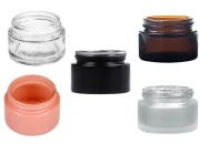 Staklena teglica za kreme 30mL u više boja - bez zatvarača Staklena teglica za kreme 30mL u više boja - bez zatvarača