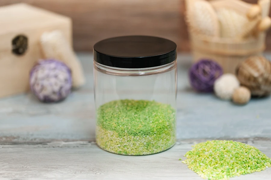 Plastična PET kutija 750mL za soli za kupanje, sa crnim zatvaračem 100x120 mm-grupa_slika