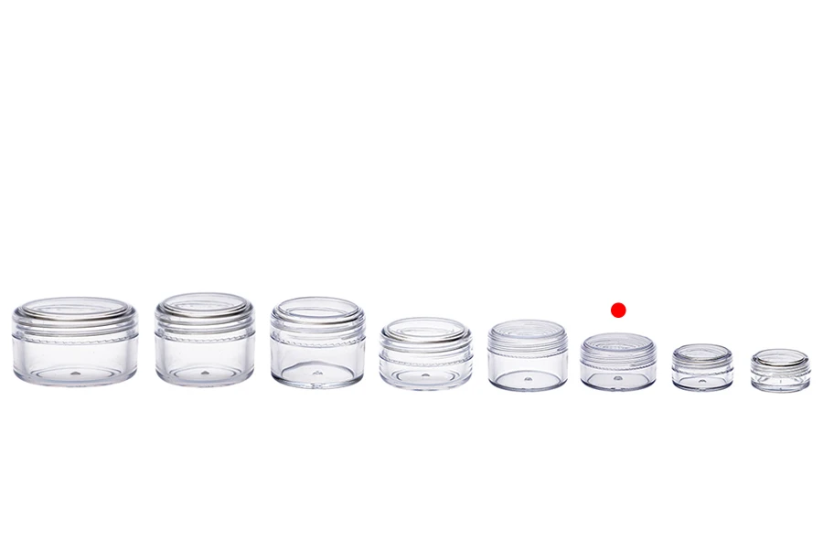 Akrilna providna kutijica 10mL sa providnim zatvaračem - 12 kom Akrilna providna kutijica 10mL sa providnim zatvaračem - 12 kom