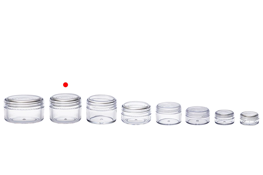 Akrilna providna kutijica 30mL sa providnim zatvaračem - 12 kom Akrilna providna kutijica 30mL sa providnim zatvaračem - 12 kom