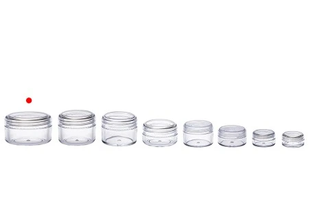 Akrilna providna kutijica 50mL sa providnim zatvaračem - 12 kom-5