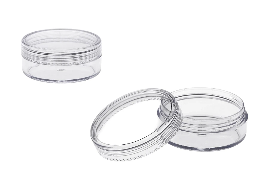 Akrilna providna kutijica 20mL sa providnim zatvaračem - 12 kom Akrilna providna kutijica 20mL sa providnim zatvaračem - 12 kom