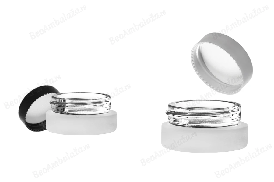 Teglica od peskiranog stakla 5mL, sa zaptivkom i aluminijumskim zatvaračem-dimenzije_slike