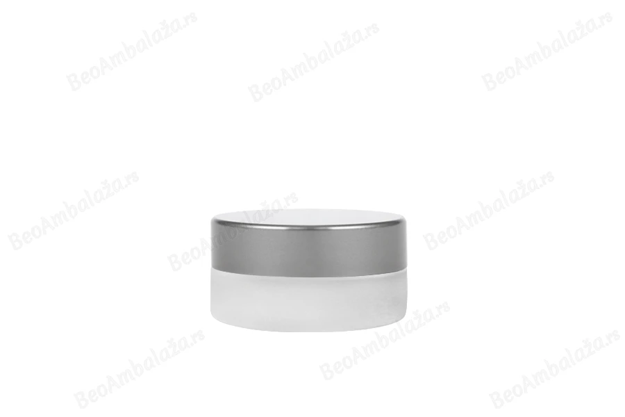 Teglica od peskiranog stakla 5mL, sa zaptivkom i aluminijumskim zatvaračem-grupa_slika