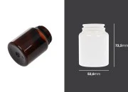 Plastična PET kutijica 100mL za lekove ili kapsule, bez zatvarača - 12 kom