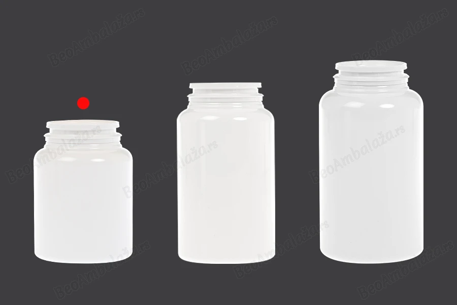 Plastična PET kutijica 100mL za lekove ili kapsule, bez zatvarača - 12 kom-grupa_slika