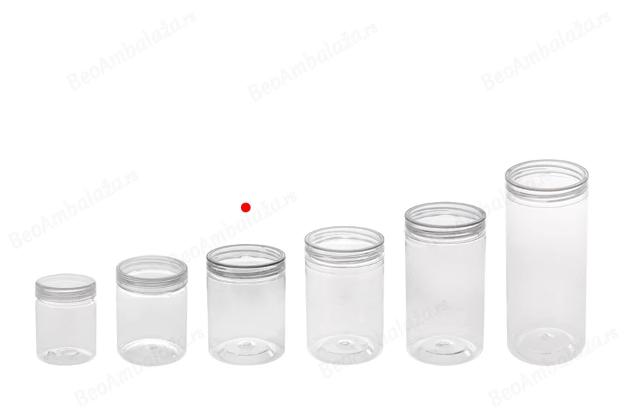 Plastična providna PET kutijica 200mL, sa zatvaračem - 12 kom-grupa_slika