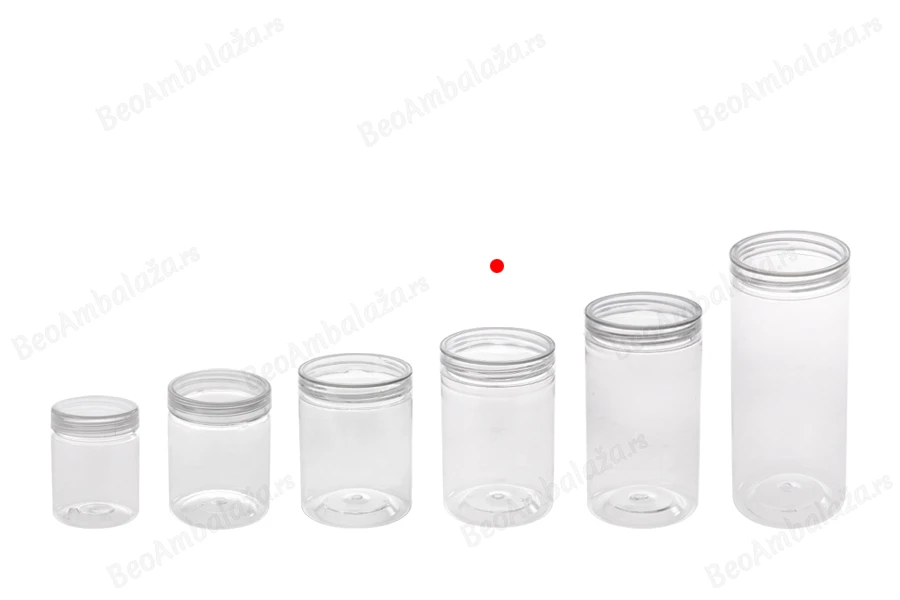 Plastična PET kutija 250mL sa providnim zatvaračem - 12 kom-grupa_slika