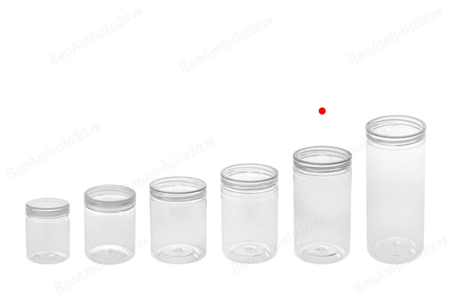 Plastična PET kutija 320mL sa providnim zatvaračem - 12 kom-grupa_slika