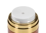 Plastična airless bočica 30mL sa poklopcem u zlatnoj boji