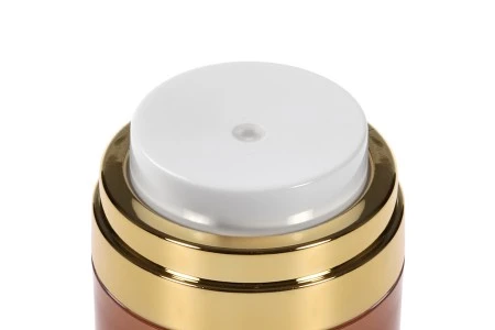 Plastična airless bočica 30mL sa poklopcem u zlatnoj boji-3