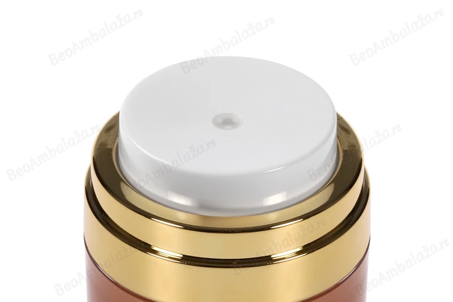 Plastična airless bočica 30mL sa poklopcem u zlatnoj boji-grupa_slika