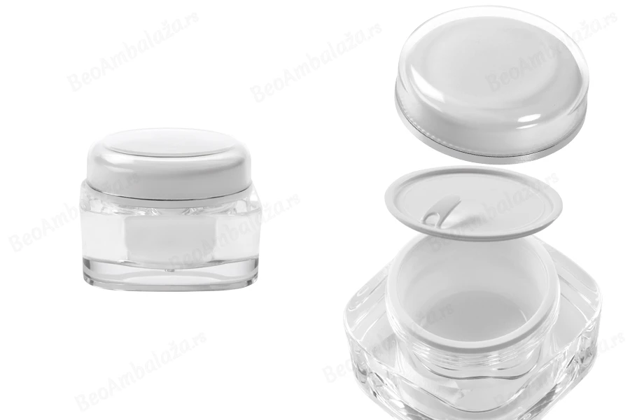 Providna akrilna kutijica za kreme od 50mL sa međupoklopcem i zatvaračem-slika_proizvoda