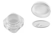 Providna akrilna kutijica za kreme od 50mL sa međupoklopcem i zatvaračem-dimenzije_slike