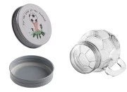 Τegla sa drškom 450mL u obliku lopte, sa srebrnim zatvaračem i fudbalskim motivom-grupa_slika