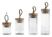 Staklena okrugla teglica 40mL, sa drvenim poklopcem i zakačkom-grupa_slika