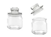 Staklena tegla 150mL sa staklenim poklopcem za hermetičko zatvaranje-slika_proizvoda