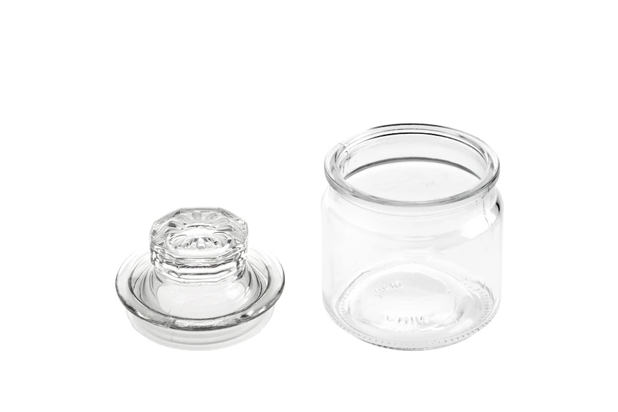 Staklena tegla 150mL sa staklenim poklopcem za hermetičko zatvaranje-grupa_slika