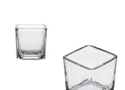 Dekorativna staklena posuda za svećice, 54x54 mm Dekorativna staklena posuda za svećice, 54x54 mm