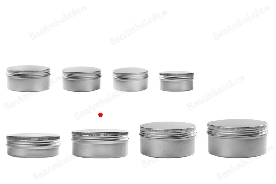Aluminijumska kutijica 150mL sa unutrašnjom zaptivkom i zatvaračem u više boja - 12 kom-grupa_slika