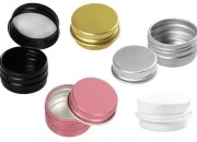 Aluminijumska kutijica 5mL sa unutrašnjom zaptivkom i zatvaračem u više boja - 12 kom Aluminijumska kutijica 5mL sa unutrašnjom zaptivkom i zatvaračem u više boja - 12 kom