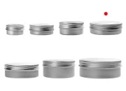 Aluminijumska kutijica 100mL sa prozorom na poklopcu -12 kom
