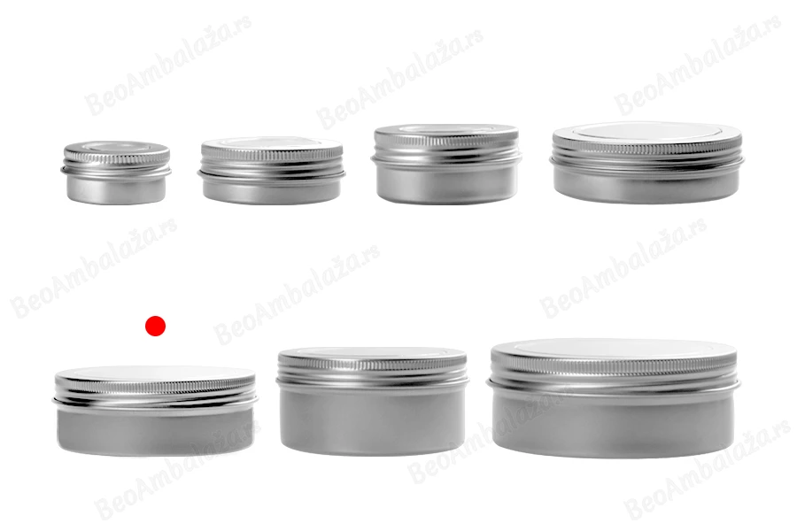 Aluminijumska kutija 150mL sa prozorom na poklopcu - 12 kom-grupa_slika