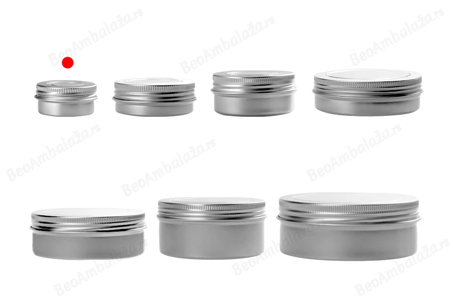 Aluminijumska kutijica 15mL sa prozorom na zatvaraču - 15 kom-grupa_slika